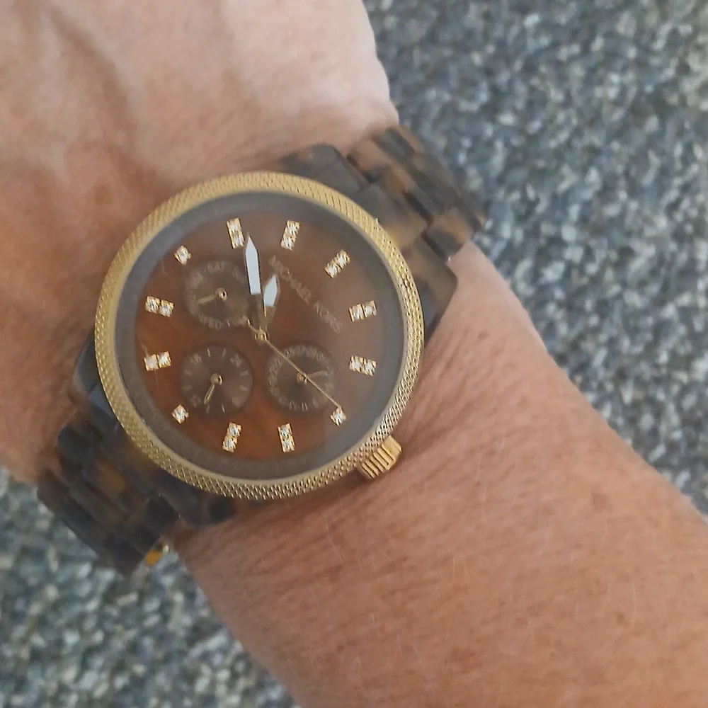 Michael Kors Tortoise Shell Watch MK 5038 Womens Watch